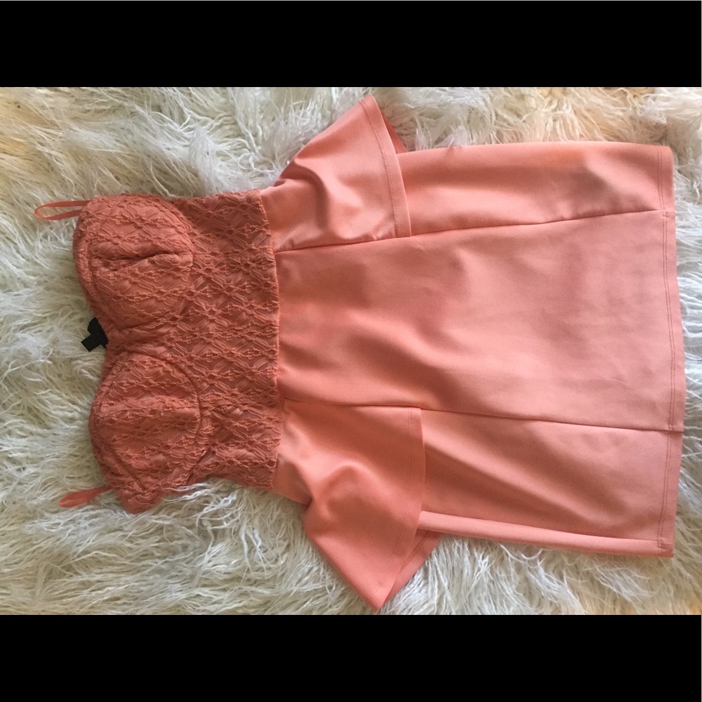 Peach 2B Bebe Dress