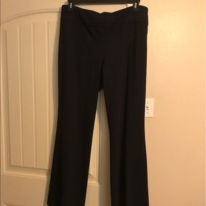 NY&Co 7th ave stretch pull on black trouser XL