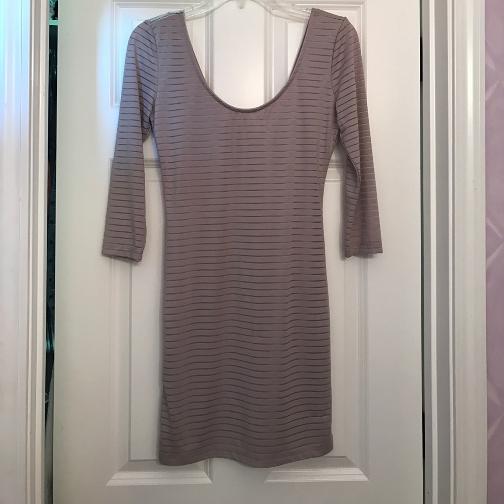 Right, Nude Dress