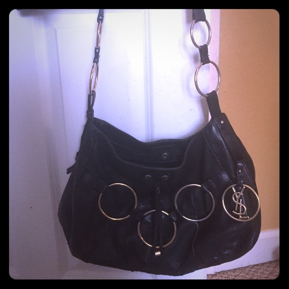 RARE Yves Saint Laurent O-Ring Purse - Picture 1 of 7