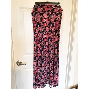 L LuLaRoe floral maxi skirt