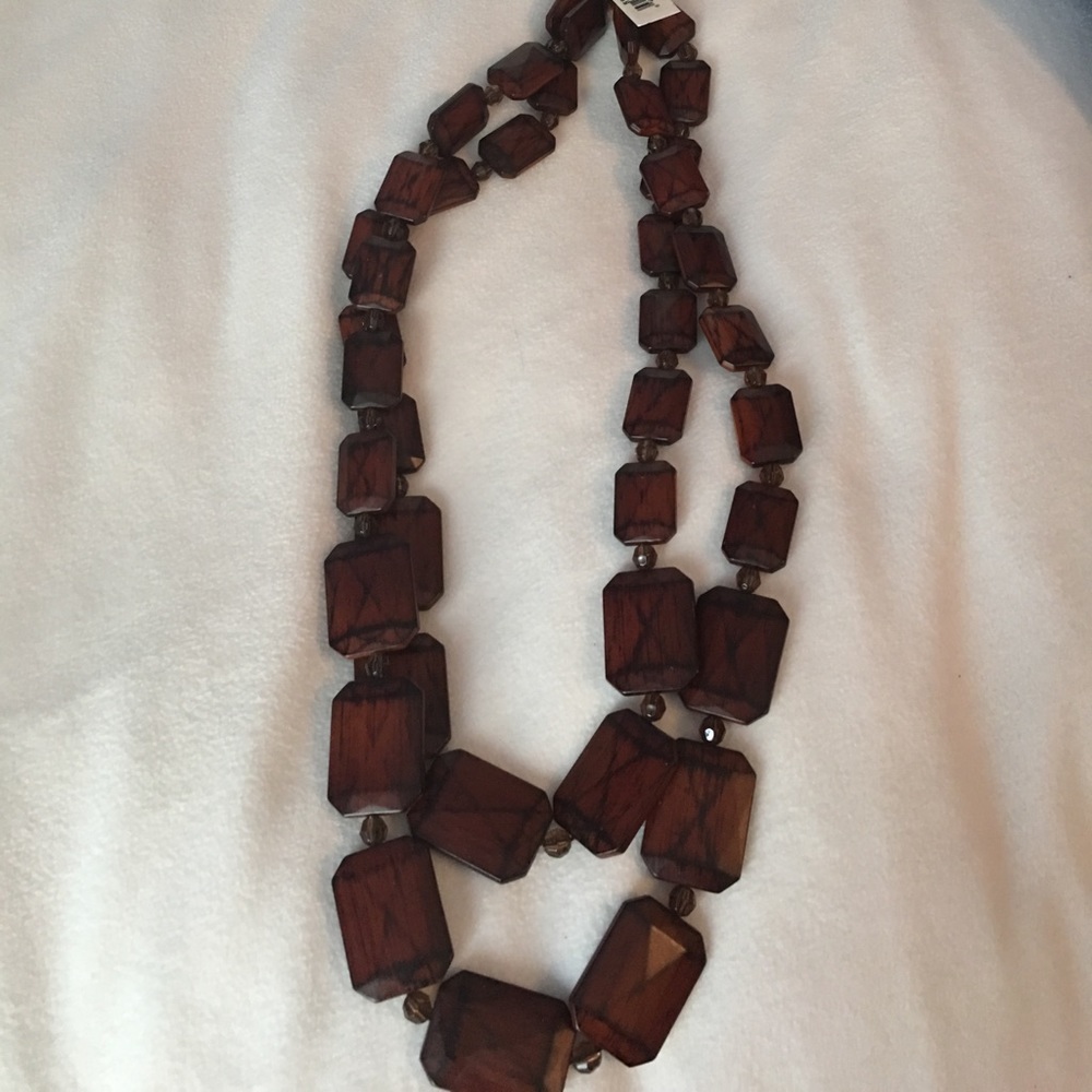 Wood necklace
