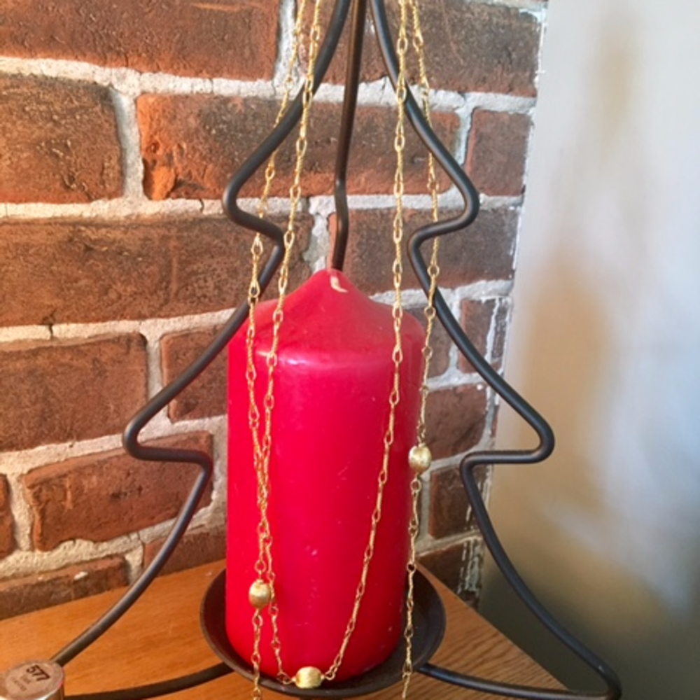 Monet - 27 inch Gold toned, beaded necklace