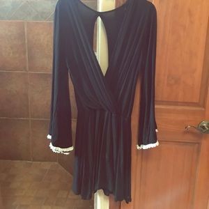 W by wenjie black dress