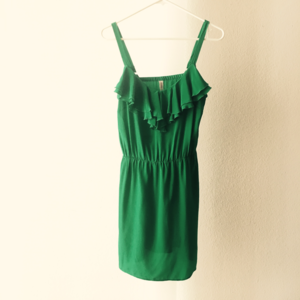 Amanda Uprichard Green Sleeveless Dress
