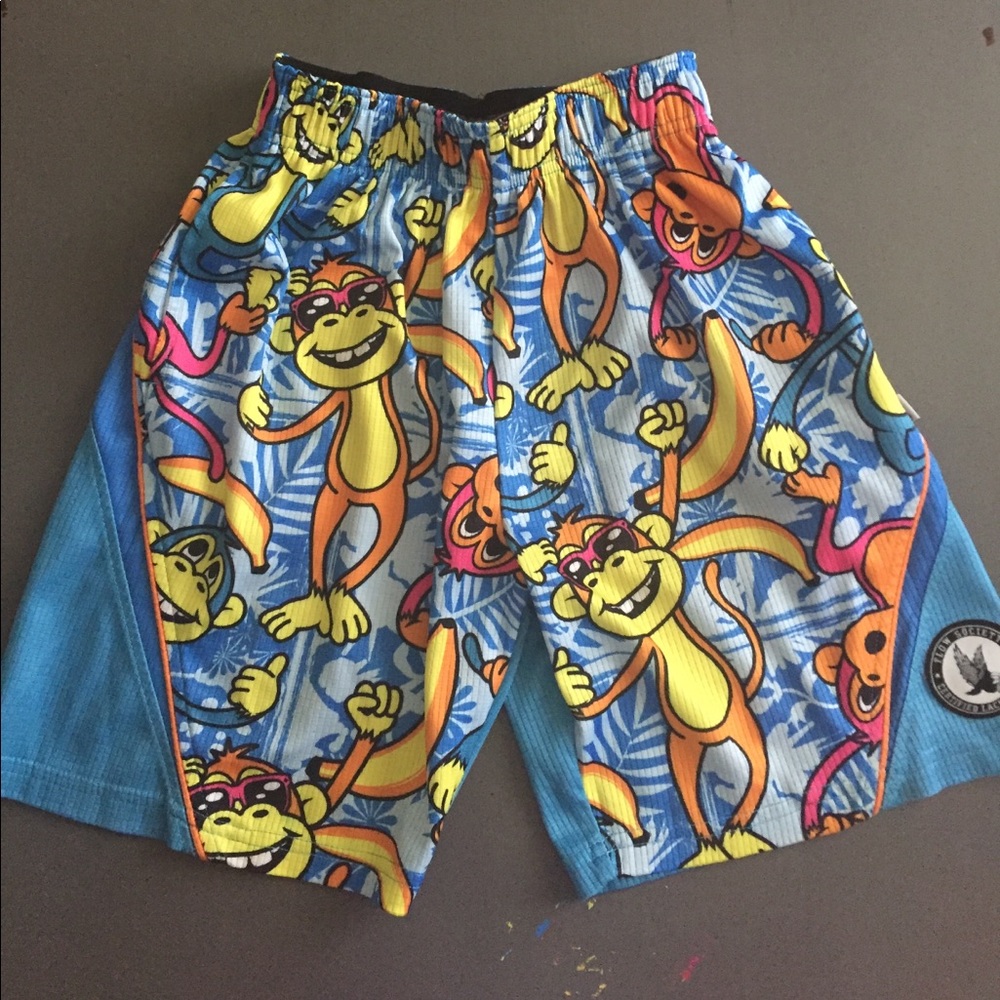 Boys Monkey Lacrosse shorts YS