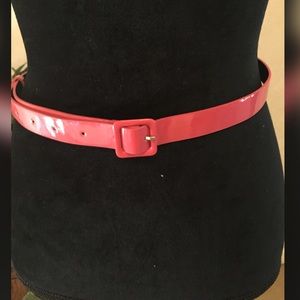 Rose Red Pink Ladies Buckle Belt