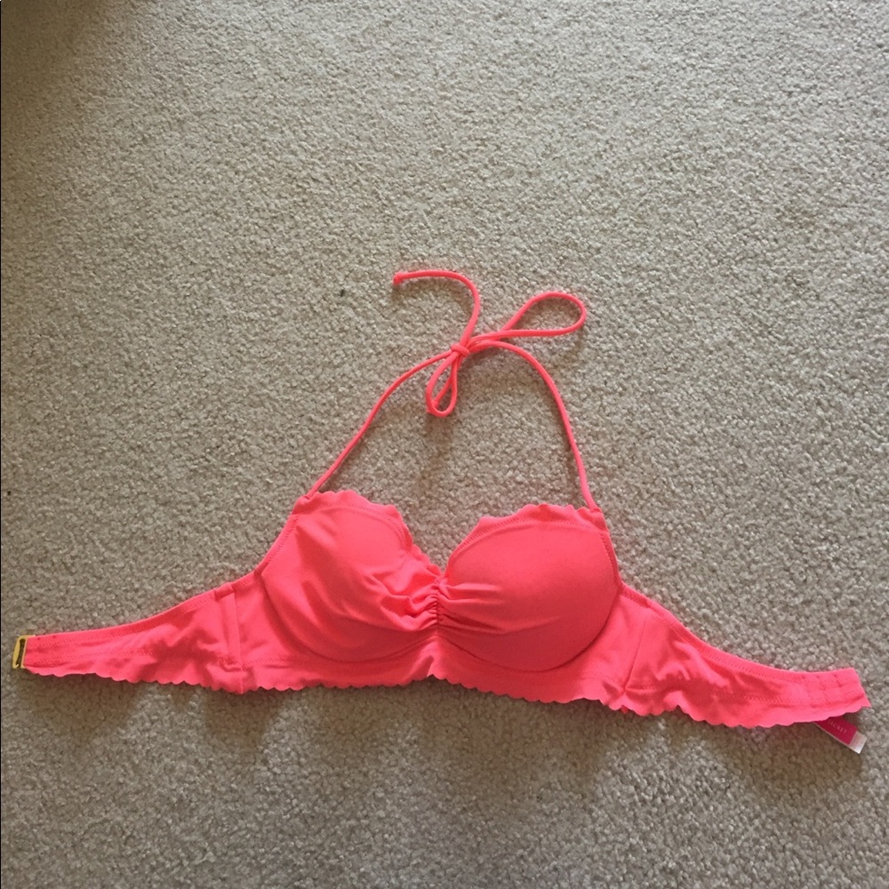 Pink bathing suit top