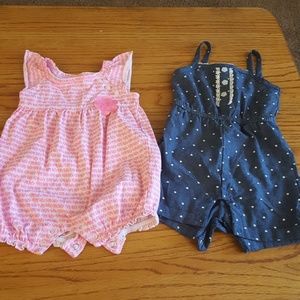 Baby girl rompers