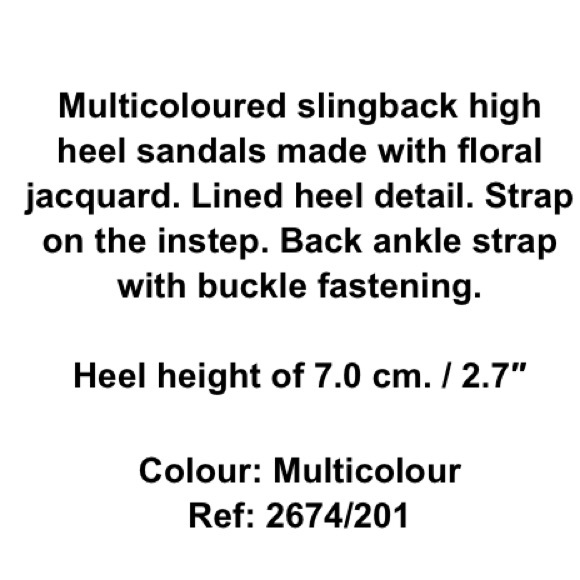 Zara embroidered heel sandals - size 7.5 - Picture 5 of 5