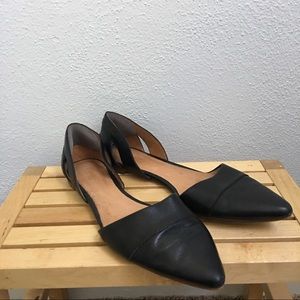 Madewell pointed flats sandals size 9