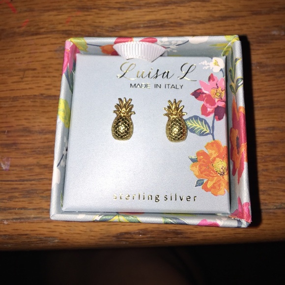 Francesca's Collections Jewelry - NIB pineapple earrings