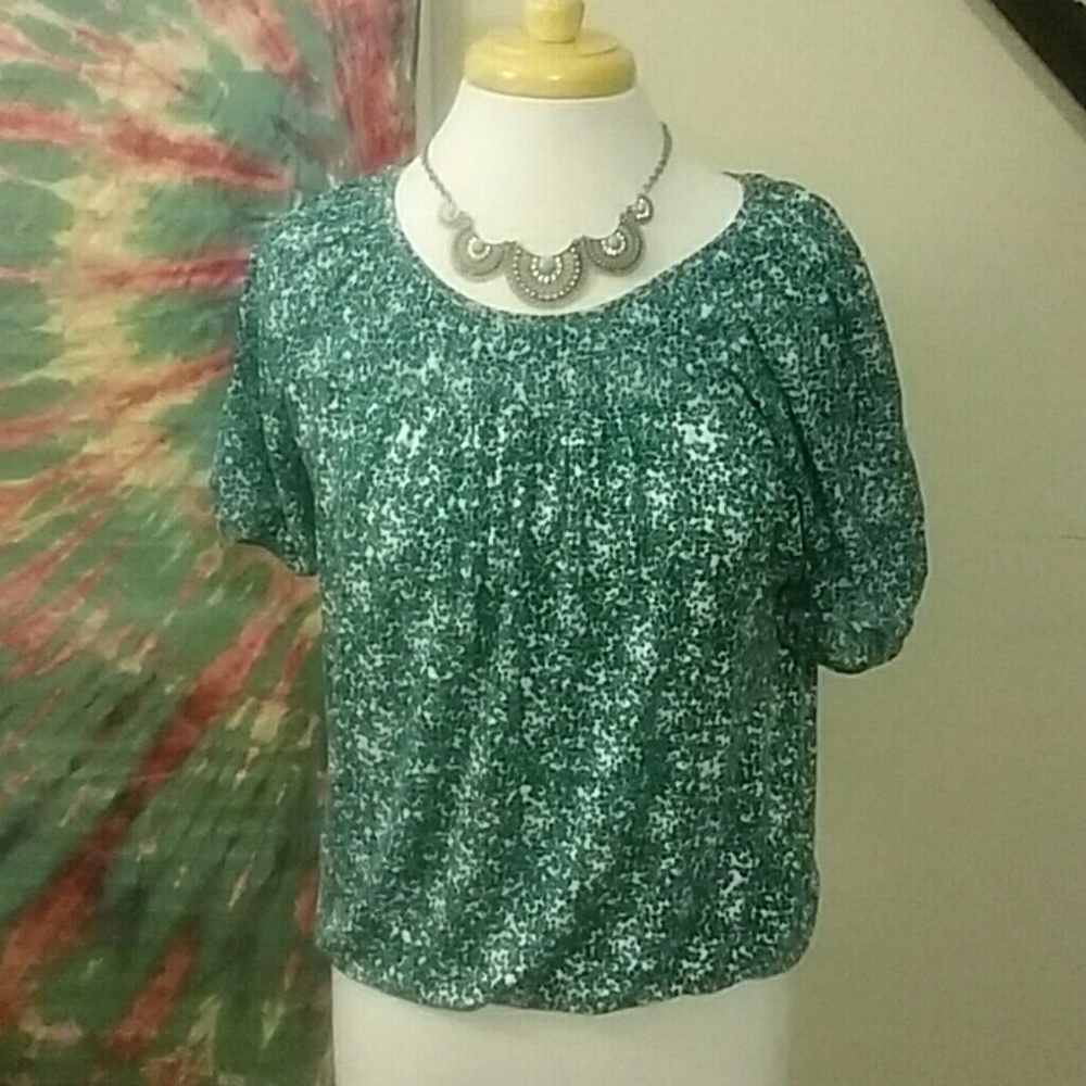 Super Sale! Loft green casual dress top