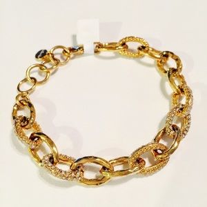 Stella & Dot NWOT gold Christina link bracelet