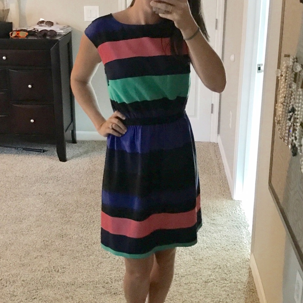 Loft NWOT Stripped Dress