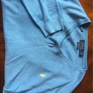 Long sleeve polo sweater