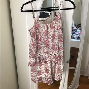 Wayf floral swing romper