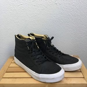 Van high top leather sneakers
