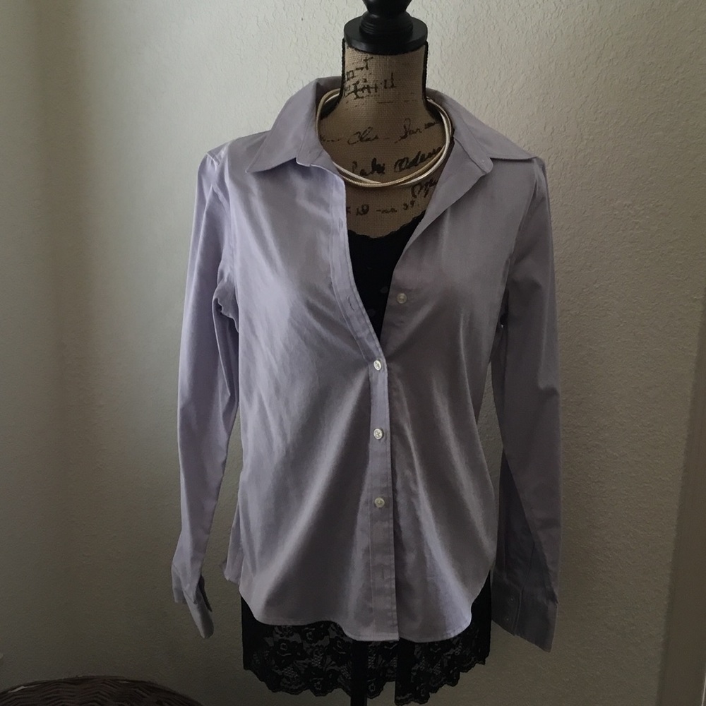 Banana Republic Button Down Career Blouse Sz 14
