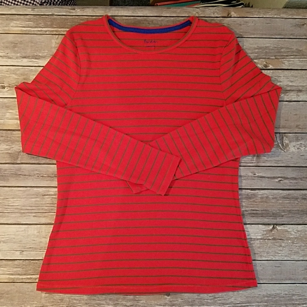 Boden Essential Long Sleeve Tee size 12