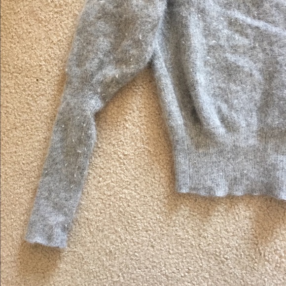 Cropped grey sweater - Picture 2 of 3