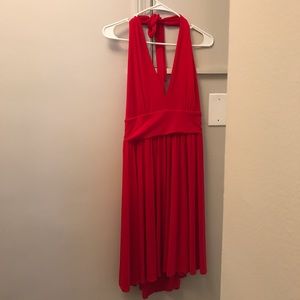 Victoria's Secret Red Halter Dress