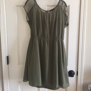 Olive Green Dress
