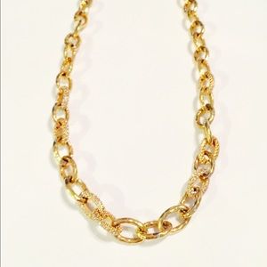Stella & Dot NWOT gold Christina link necklace