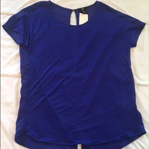 H&M royal blue opened back top
