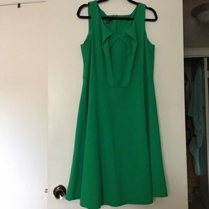 Green A-Line Dress