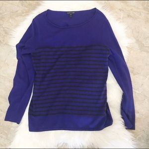 Eileen Fisher Striped Cotton Sweater