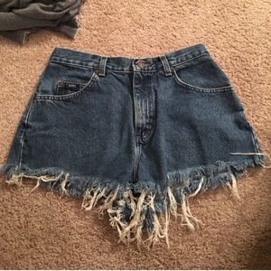 Lee cut off shorts