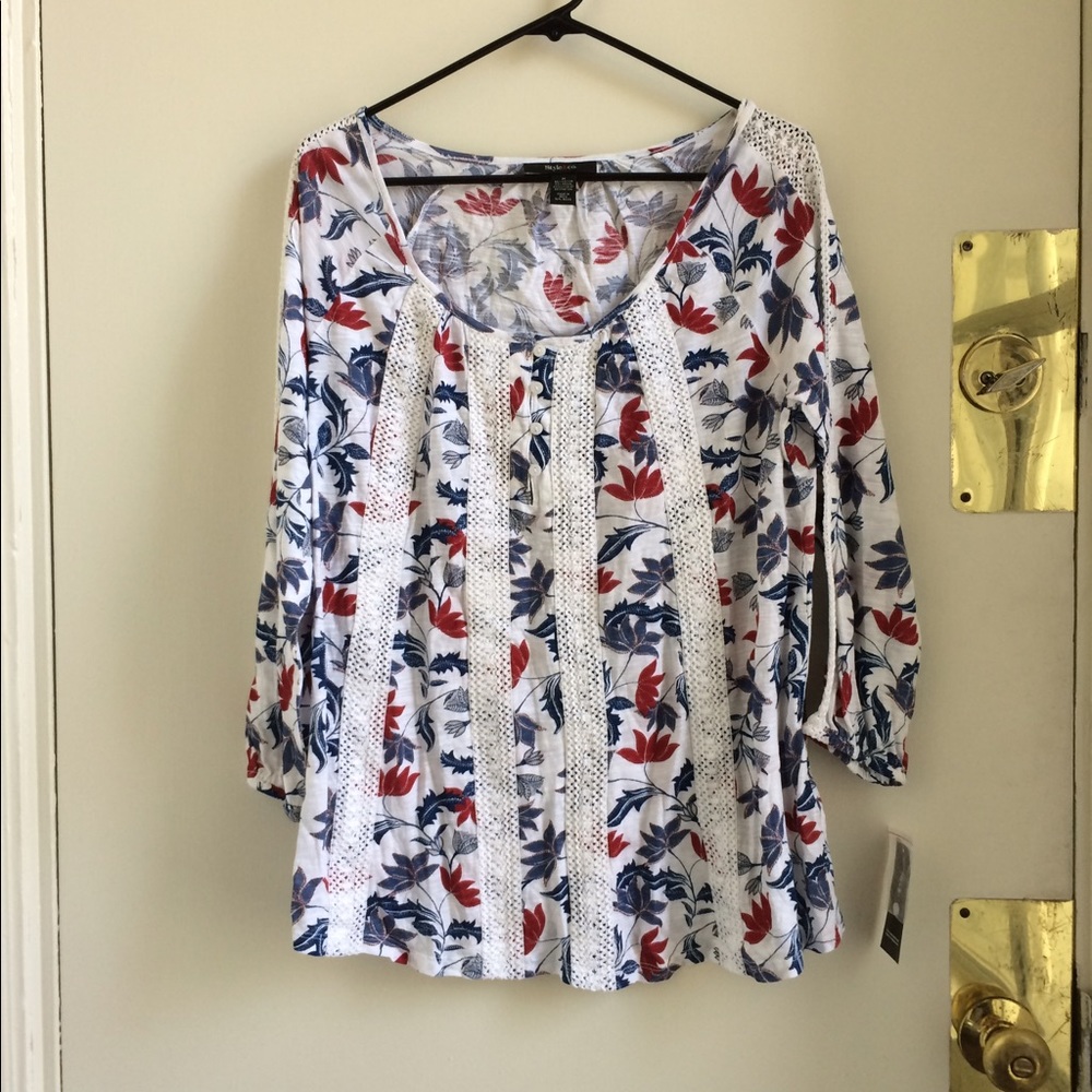Style&Co, Floral Shirt (NWT)