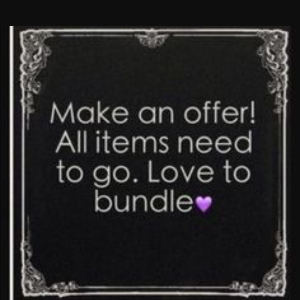 ACCEPT ALL REASONABLE OFFER !