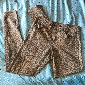 H&M • Skinny Leopard Pants