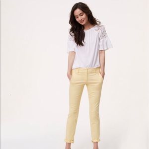 Loft Cropped Skinny Chino Marissa Fit Size 6
