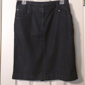 Dark Blue Jean Skirt