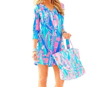 Lilly Pullitzer Ali V-Neck tshirt dress