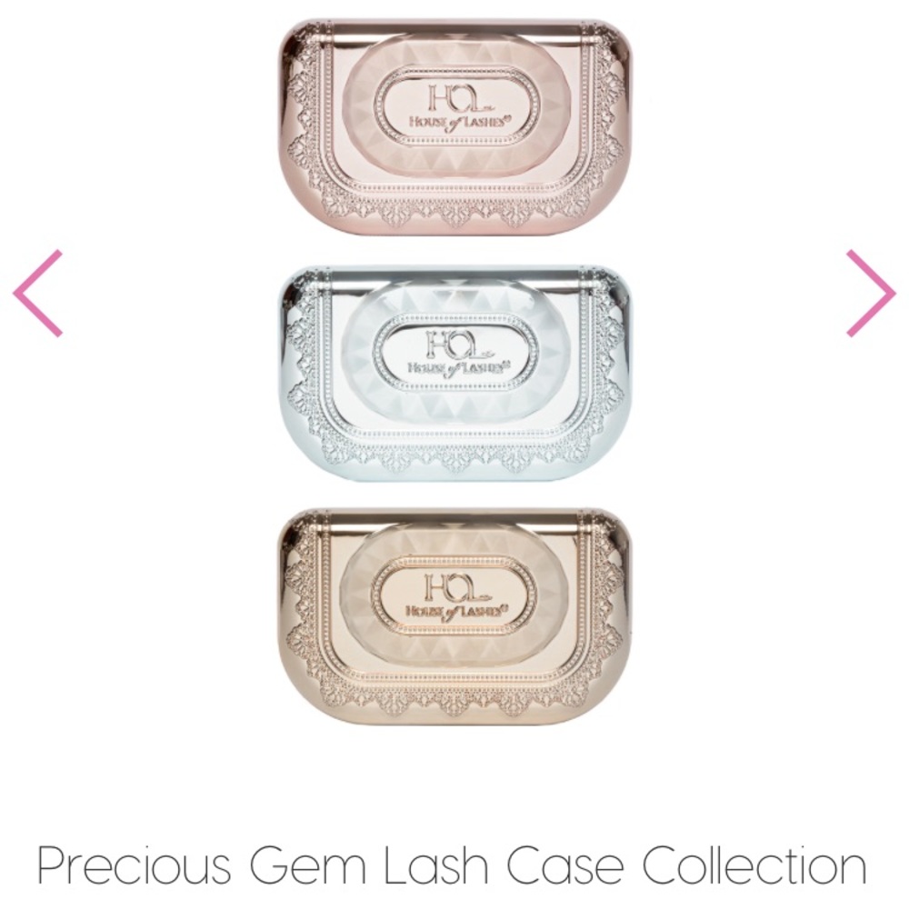 3 Empty House of lashes gem lash cases