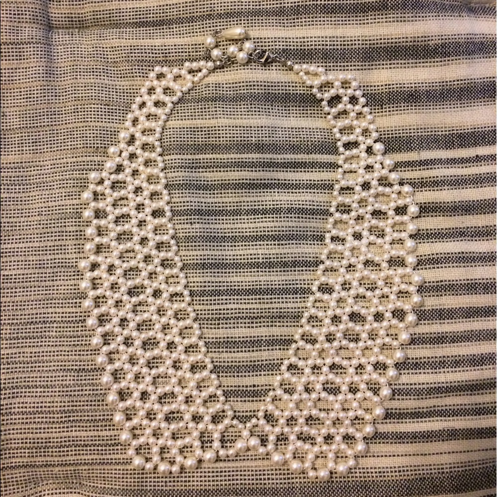 ⭐️Faux Pearl "Lace" Collar Necklace⭐️