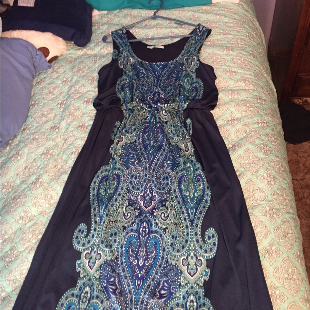 Blue Maxi Dress