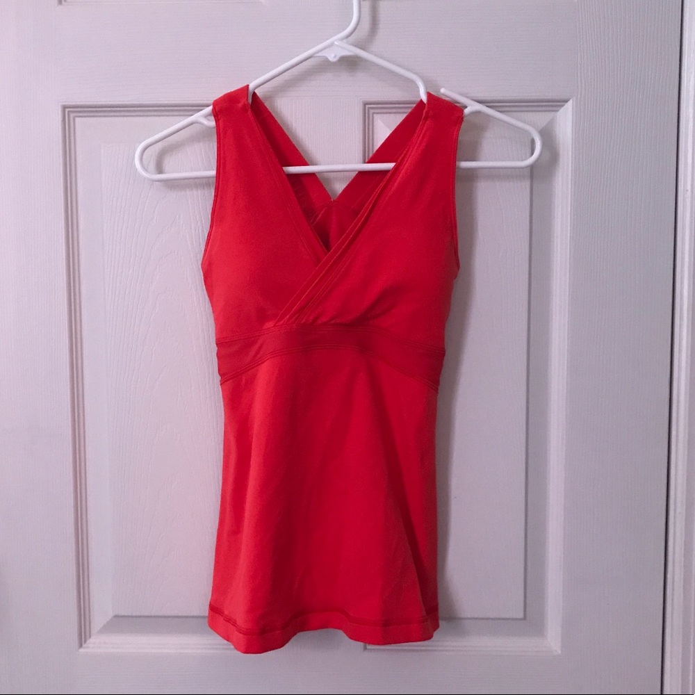Lululemon size 4 Deep V racerback tank