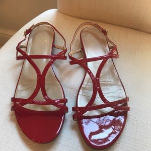 ✨SALE✨Stuart Weitzman Red Sandals