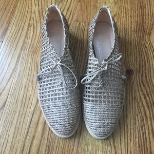 Stuart Weitzman lace up loafers