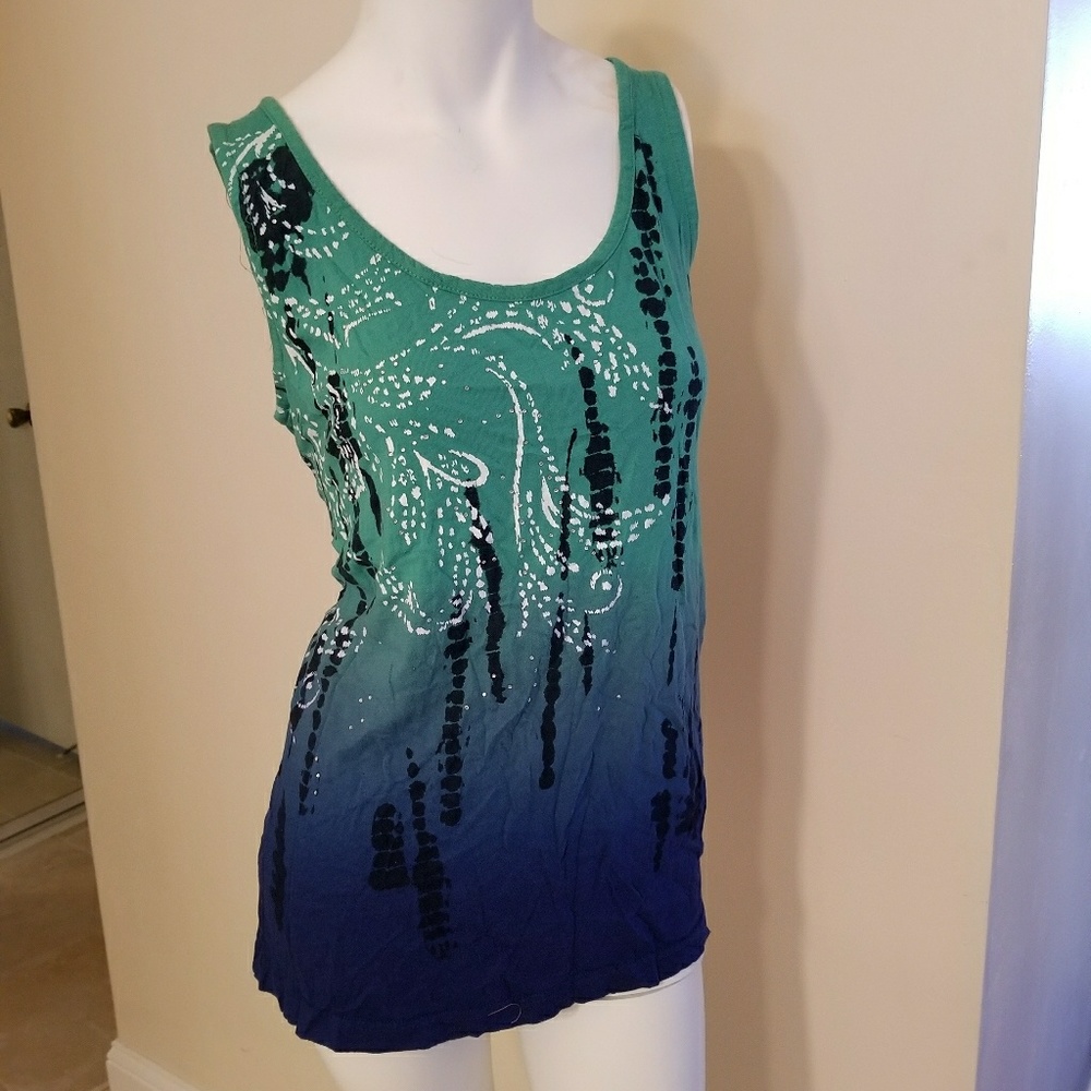 Oleg Cassini Sport Ocean Tank Top