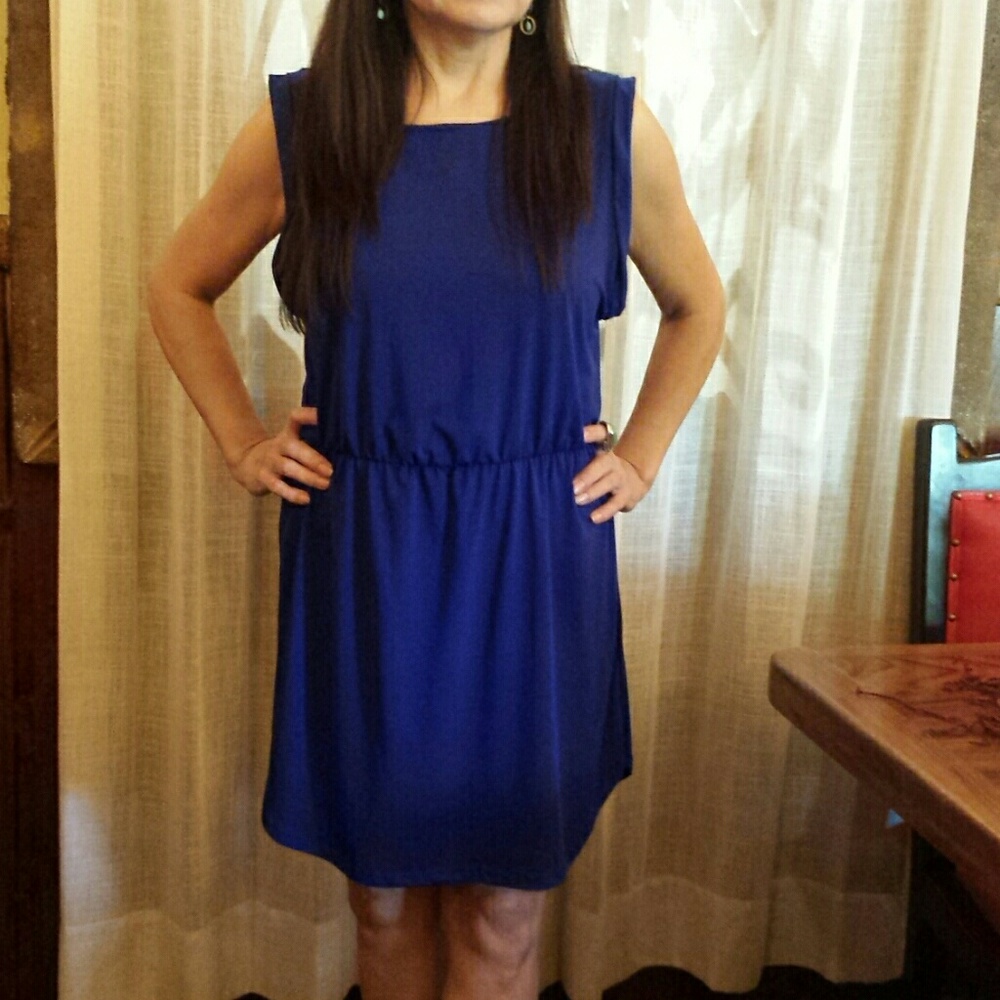 Royal blue dress