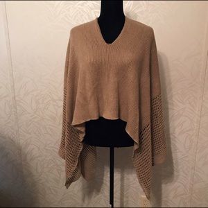 Beautiful Tan Poncho