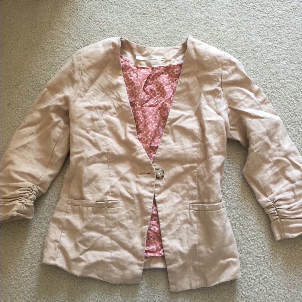 Tan blazer