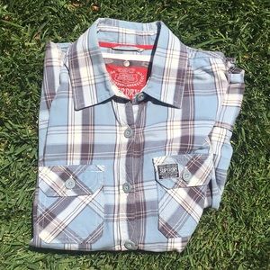 Superdry Co button up shirt