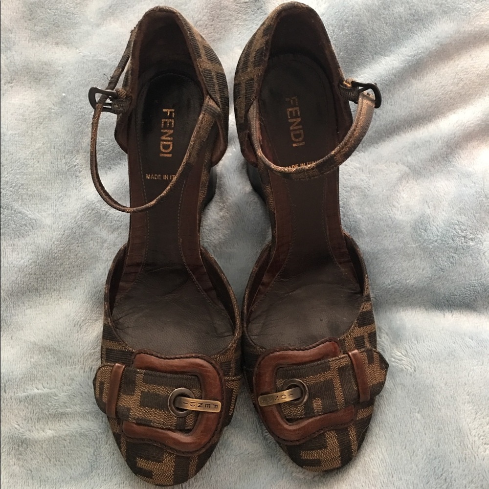 Authentic Fendi wedge